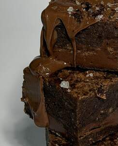 Nutella Sea Salt Brownie - Whisk Bakery ajman