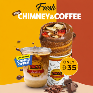 Drivu Fruits Choco Chimney Cone  & Coffee