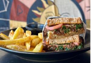 Drivu Slow Cooked Beef Ribs Sandwich