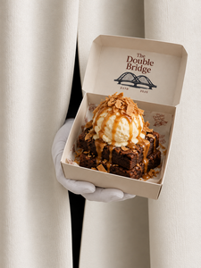 Brownies With Ice cream  - The Double Bridge abu-dhabi