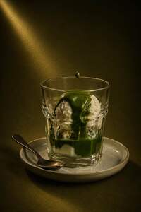 Affogato Matcha  - Spin Cafe  abu-dhabi