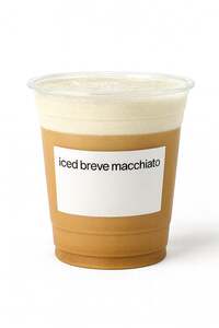 Drivu Iced Breve Dirty Espresso