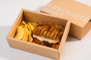 Turkey Cheese Sandwich - Absolute Zero AlQana abu-dhabi