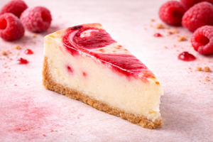 Drivu Raspberry Cheesecake | تشيز كيك توت أحمر