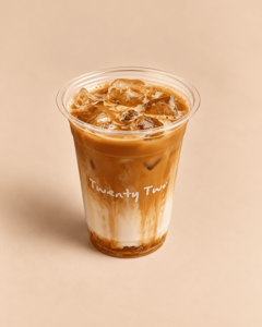 Iced Caramel Macchiatto - Twenty Two Cafe sharjah