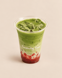Strawberry Iced Matcha - Twenty Two Cafe sharjah