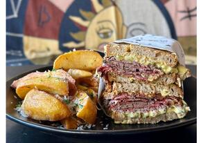 Drivu Smoked Pastrami Sandwich