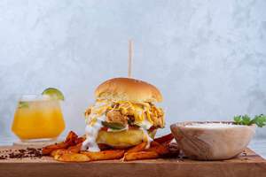 Drivu Chicken burger