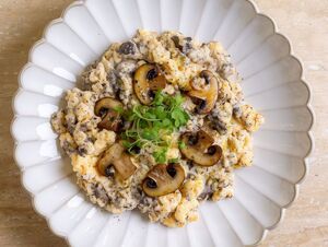 Drivu Scrambled Egg with Truffle in plate