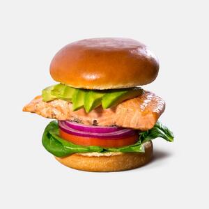 Drivu Salmon Burger