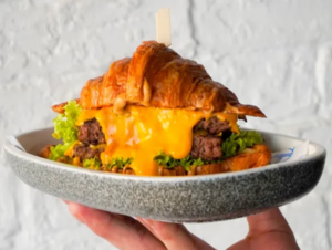 Drivu Beef Croissant Burger