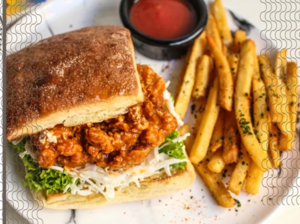 Drivu Buffalo Chicken Sando