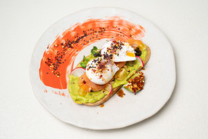 Drivu Smoked Salmon Toast With Egg Benedict