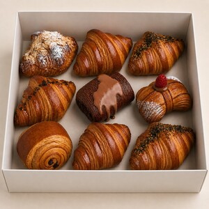 Drivu Mixed Croissant Box (9 pieces)