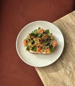 Drivu Smoked Salmon Toast