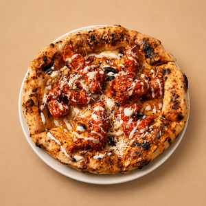 Buffalo Chicken Pizza - My Space Cafe sharjah