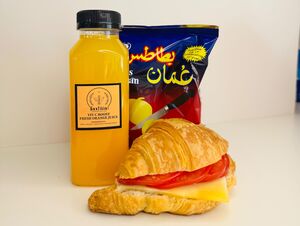 Drivu Tomato and Cheese Croissant Combo