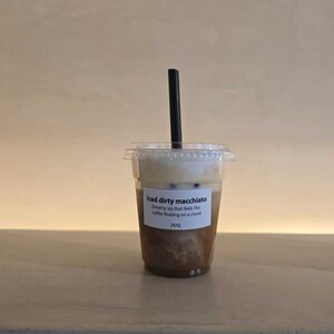 Iced Dirty Macchiato - PEAK Lounge ras-al-khaimah