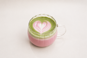 Drivu Hot Rose Matcha Latte