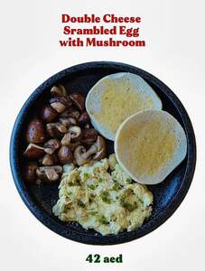 Drivu Double Cheese Scrambled Egg with Mushroom