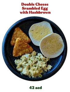 Drivu Double Cheese Scrambled Egg with Hash brown
