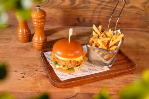 Drivu Fried Chicken Burger