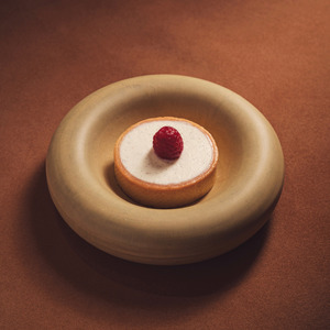 Raspberry Cheese Cake Tart  - TRIO fujairah