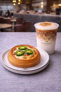 Drivu Jalapeno Cheese Croissant & Coffee