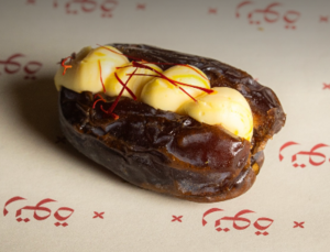 Drivu Cheese with Saffron Date