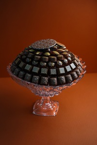 Drivu Eid Glass Tray L Mix Chocolate