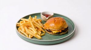 Drivu White Wagyu Cheeseburger