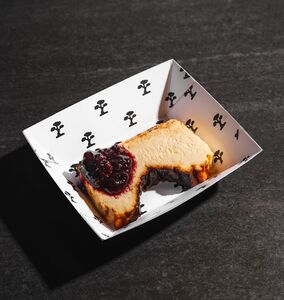 Drivu Saffron Cheesecake with Mixed Berries