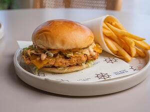 Drivu Karaage Chicken Burger 