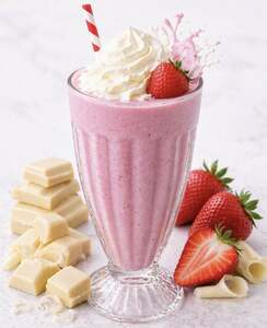 Drivu Strawberry and White Chocolate Milkshake 