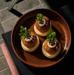 Drivu Arancini with Parmesan Fondue