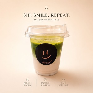 Drivu Iced Matcha Latte by Smyl