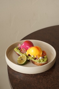 Drivu Avocado Toast with Beetroot Hollandaise 