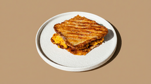 Pressed Shaksouka Croissant - Around The Block dubai