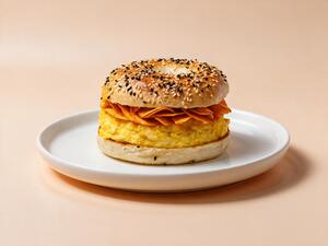 Egg & Chips Bagel - Around The Block al-ain