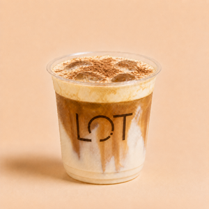 Iced Breve Machiatto - Lot Cafe  dubai