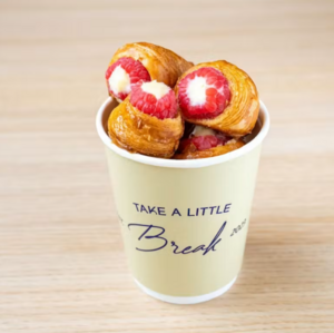 Drivu Raspberry Custard Mini Croissants