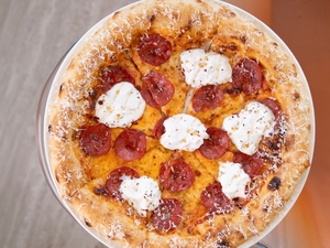Drivu Burrata Pepperoni Pizza