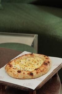 Cheese and Egg Flatbread - Como Lounge Dubai dubai