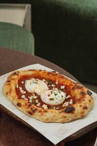 Shakshuka Flatbread - Como Lounge Dubai dubai