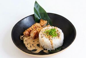 Chicken Skewers Satay Bowl - SESAME sharjah