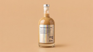 Iced Spanish Latte Bottle (750ml) - Around The Block dubai