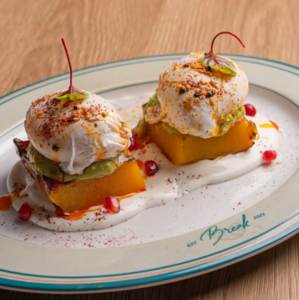 Drivu Roasted Squash Egg Benedict 