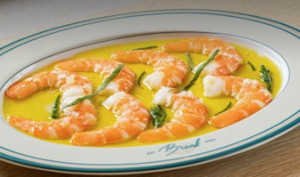 Drivu Poached Prawns with Citric Olive Oil