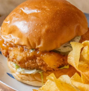 Drivu Golden Catch Fish Burger 