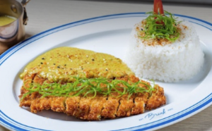 Drivu Chicken Katsu with Japanese Rice